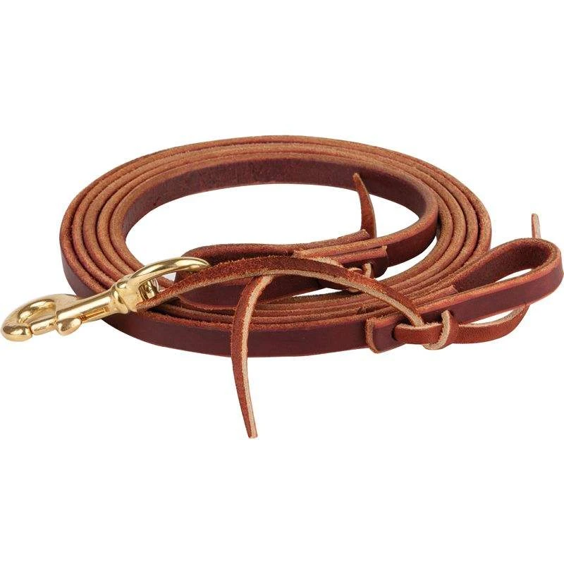 Nrs Tack Latigo Leather Flat Roping Reins 3 Nrs Tack Latigo Leather Flat Roping Reins