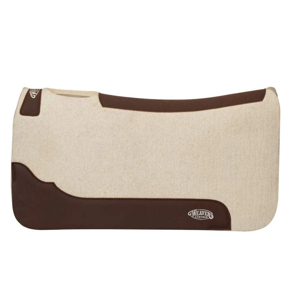 Weaver Leather 3/4in Contoured Steam Pressed Felt 31x32 Saddle Pad 4 Weaver Leather 3/4in Contoured Steam Pressed Felt 31x32 Saddle Pad - Image 2