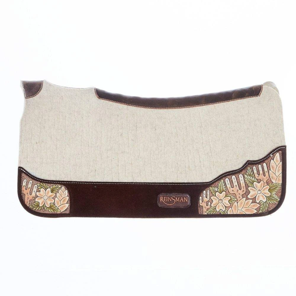 Reinsman 3/4 Inch Limited Edition Apex Dogwood Desert Contour Felt Saddle Pad 4 Reinsman 3/4 Inch Limited Edition Apex Dogwood Desert Contour Felt Saddle Pad - Image 2