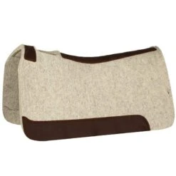 5 Star Equine Products Supplies Inc. 5 The Roper 3/4 Inch Natural Felt Saddle Pad -NR Classic Horse Gear Shop 3WN W 2