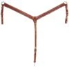 Circle Y Saddlery Reg Oil 1 1/2in. Shell Tooled Breast Collar
