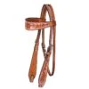 NRS Tooled Browband Headstall W/ Painted Rose Background 2 NRS Tooled Browband Headstall W/ Painted Rose Background -NR Classic Horse Gear Shop 58772 default l