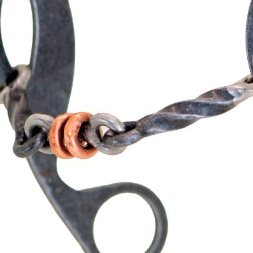 Cowboy Tack Turquoise Twisted Dog Bone Gag Bit 5 Cowboy Tack Turquoise Twisted Dog Bone Gag Bit - Image 3