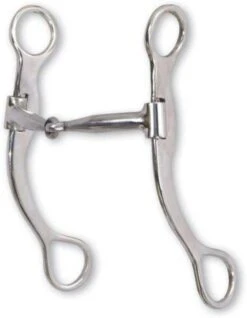 Classic 7 1/2in Stainless Cheek Smooth Snaffle Bit