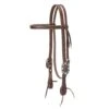 Weaver Leather Browband Headstall W/Southwest Rope Edge Buckle -NR Classic Horse Gear Shop 67998 default l