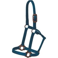 Mustang Antique Dot Halter 15 Mustang Antique Dot Halter -NR Classic Horse Gear Shop 85272 navy
