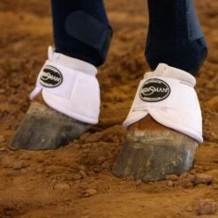 Reinsman Apex Protective Bell Boots -NR Classic Horse Gear Shop 9125 WHT 03