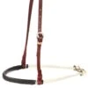 NRS Black Leather Braided Double Rope Noseband -NR Classic Horse Gear Shop 97027 default l