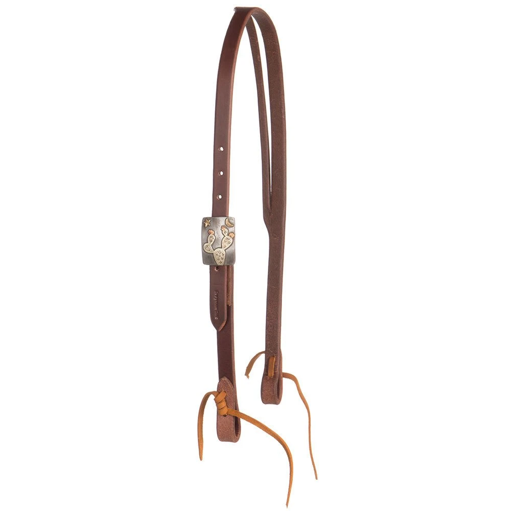 Cowperson Tack Exclusive Cactus Slit Ear Headstall 3 Cowperson Tack Exclusive Cactus Slit Ear Headstall