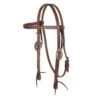 Nrs Tack 5/8in. Oiled Browband Headstall With Floral Cart Buckles -NR Classic Horse Gear Shop 97122 default l