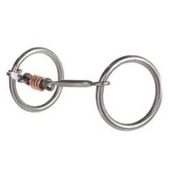 Cowpuncher 3-Piece Dogbone Loose Ring Snaffle