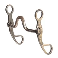 Cowpuncher Solid Port 6 1/4in. Cheek Bit