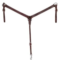 NRS 1 3/4in. Oiled Hatness Leather Cutter Breast Collar -NR Classic Horse Gear Shop BC 6 1