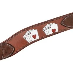 Martin Saddlery 2-3/4 In. Card Suit Breast Collar -NR Classic Horse Gear Shop BCW234CSCS 20CLOSEUP 20copy