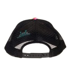 Best Ever Pads Saddle Pink Serape Embroidered Logo Mesh Back Trucker Cap -NR Classic Horse Gear Shop BE SERAPE2 3