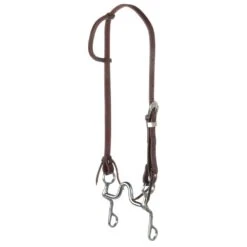 NRS Solid Port Bit W/Floral Buckle Single Ear Headstall -NR Classic Horse Gear Shop BS001 3
