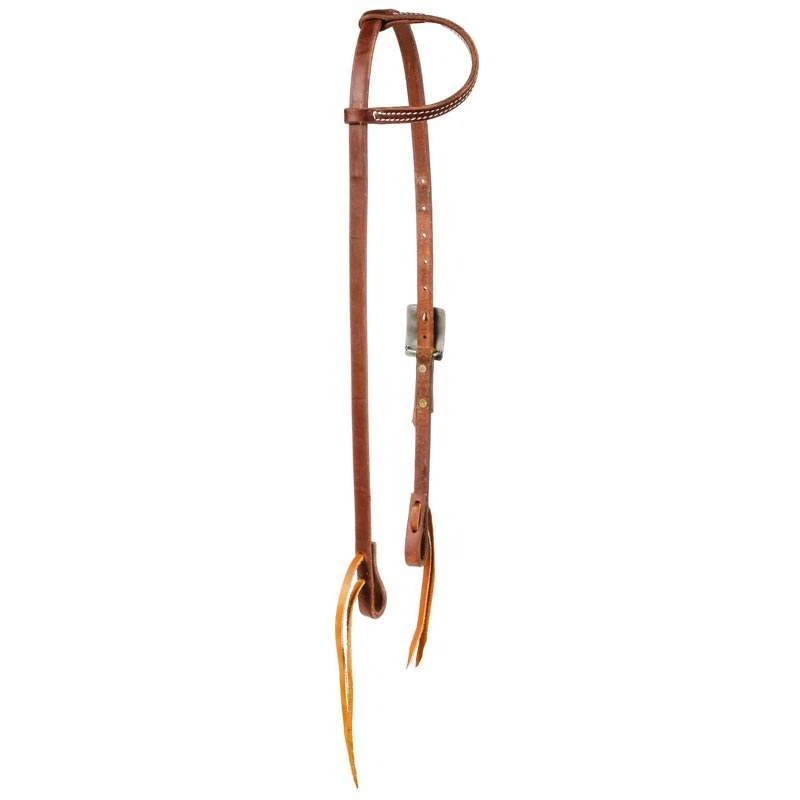 Cowperson Tack Cowboy Slide Ear W/ Copper Cross Buckle Headstall 4 Cowperson Tack Cowboy Slide Ear W/ Copper Cross Buckle Headstall - Image 2