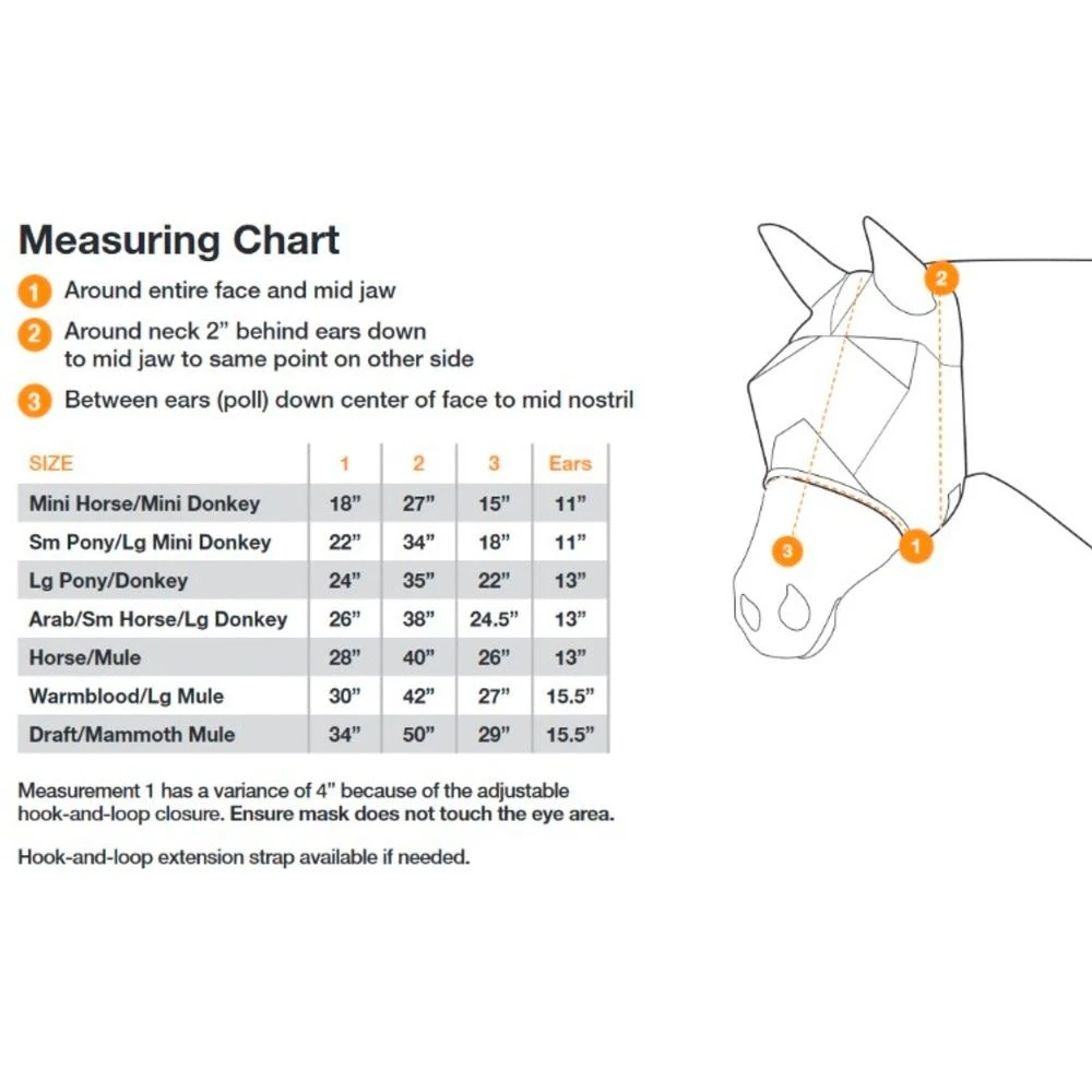 Cashel Company Crusader Patterned Horse Fly Mask 4 Cashel Company Crusader Patterned Horse Fly Mask - Image 2