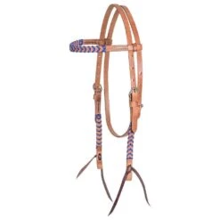 Martin Saddlery 5/8in Laced Harness Leather Browband Headstall -NR Classic Horse Gear Shop HB22SL fromShopify 1