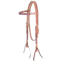 Martin Saddlery 5/8in Laced Harness Leather Browband Headstall -NR Classic Horse Gear Shop HB22SL fromShopify 2