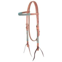Martin Saddlery 5/8in Laced Harness Leather Browband Headstall -NR Classic Horse Gear Shop HB22SL fromShopify 3
