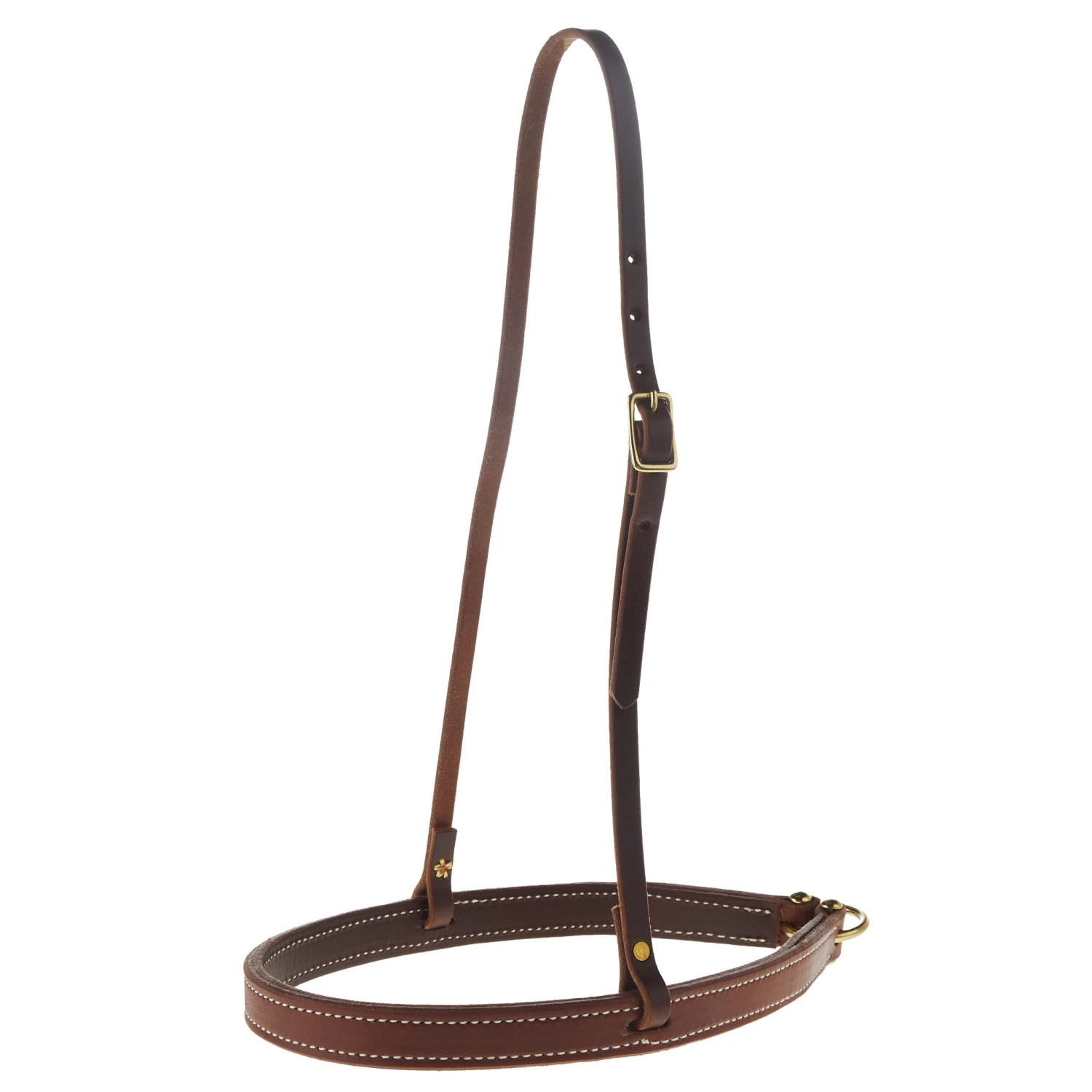 Cowperson Tack 1 Inch Oiled Harness Leather Noseband 4 Cowperson Tack 1 Inch Oiled Harness Leather Noseband - Image 2