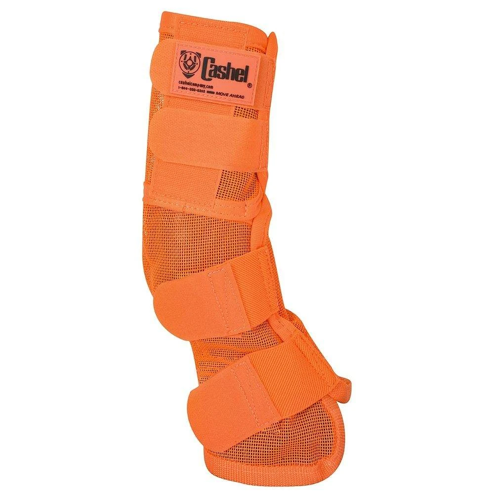 Cashel Company Orange Fly Guard Horse Leg Boots 6 Cashel Company Orange Fly Guard Horse Leg Boots - Image 4