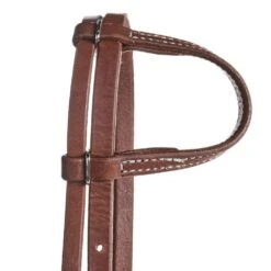 Nrs Tack Oiled 5/8 Inch Single Ear Box Loop Headstall With Throat Latch -NR Classic Horse Gear Shop NRS BLSEHOTL 02 2021