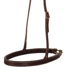 NRS Oiled Flat Harness Leather Noseband -NR Classic Horse Gear Shop TDNB 7 1