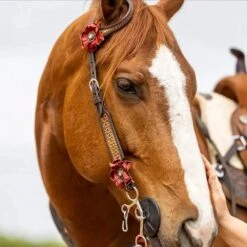 Circle Y Saddlery Sarah Rose Vintage Single Ear Headstall -NR Classic Horse Gear Shop X0204 100V 3