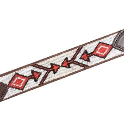 Cashel Company White/Red Beaded Breast Collar -NR Classic Horse Gear Shop sa bc192bd whrd 2